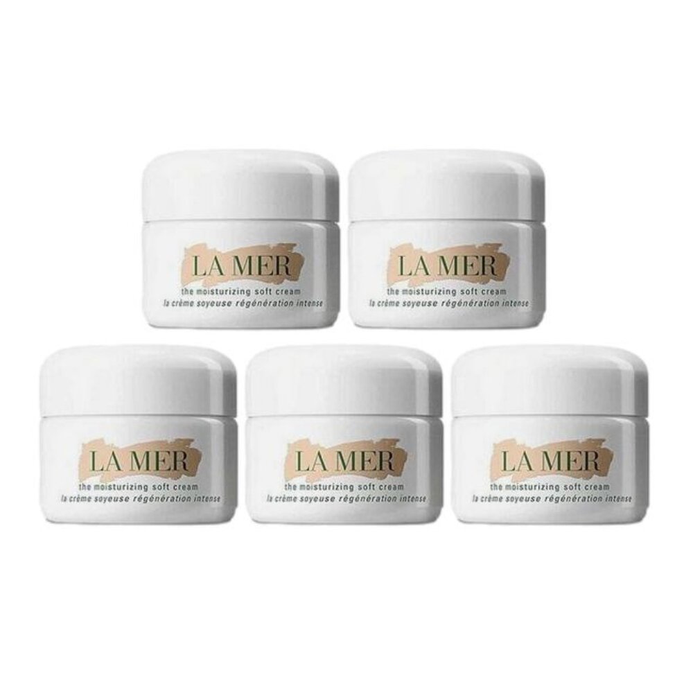5X La Mer The Moisturizing Soft Cream 3.5ml each Travel Size - Picture 1 of 3
